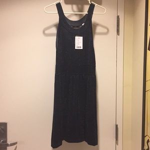 Navy Blue Shimmer Cocktail Dress